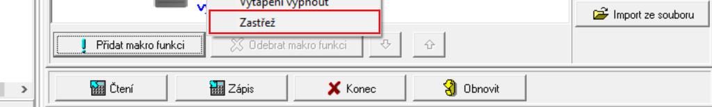 Klikněte na tlačítko Přidat makro funkci.