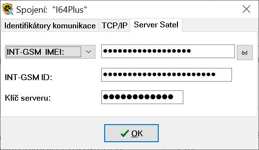 SATEL INT-GSM 35 INT-GSM ID ID přidělené modulu INT-GSM serverem SATEL.