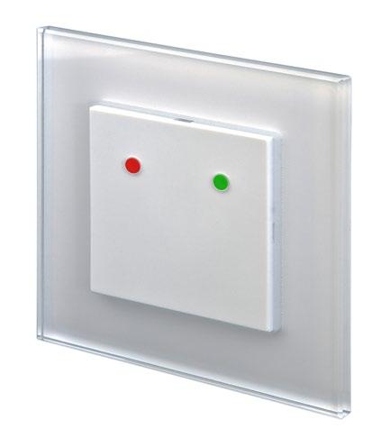Nástěnná čtečka (Wall terminal WT) je napájená 12-24 V DC a využívá se pro ovládání elektrických otvíračů,