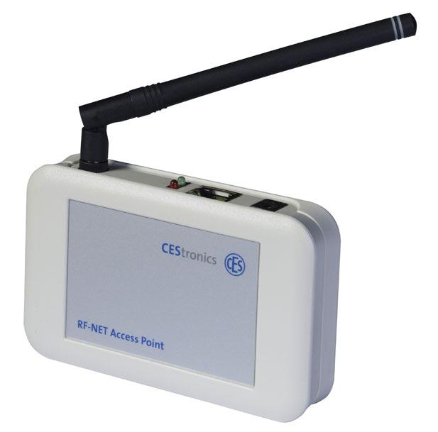 RF Access Point Komunikační prvek pro zajištění rádiového připojení až 10 on-line zařízení v okruhu 25 m do on-line sítě.