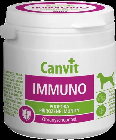 Doplněk stravy pro psy Canvit Immuno Doplněk stravy pro psy vhný pro