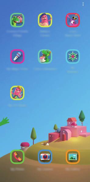 Aplikace a funkce Spouštění aplikací ve vyskakovacích oknech během hraní her Když hrajete hru, můžete spouštět aplikace ve vyskakovacích oknech.