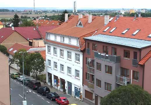 OD 1 OD 2 VZT 2 K2 navržená světle žlutá omítka (jemnozrnná) navržená světle žlutá omítka (strukturovaná) VZT 1 navržená výška atiky 289,880 m.n.m. (+16,050 m) OD 2 OD 1 VZT 2 K2 navržená světle žlutá omítka (jemnozrnná) navržená světle žlutá omítka (strukturovaná) VZT 1 navržená výška atiky 289,880 m.