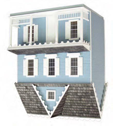 Dollhouse Kit Classic Features Include: Complete Kit includes everything you need to finish as shown* Precision Workmanship - engineered parts pre-cut to really work** Sturdy Construction features 3