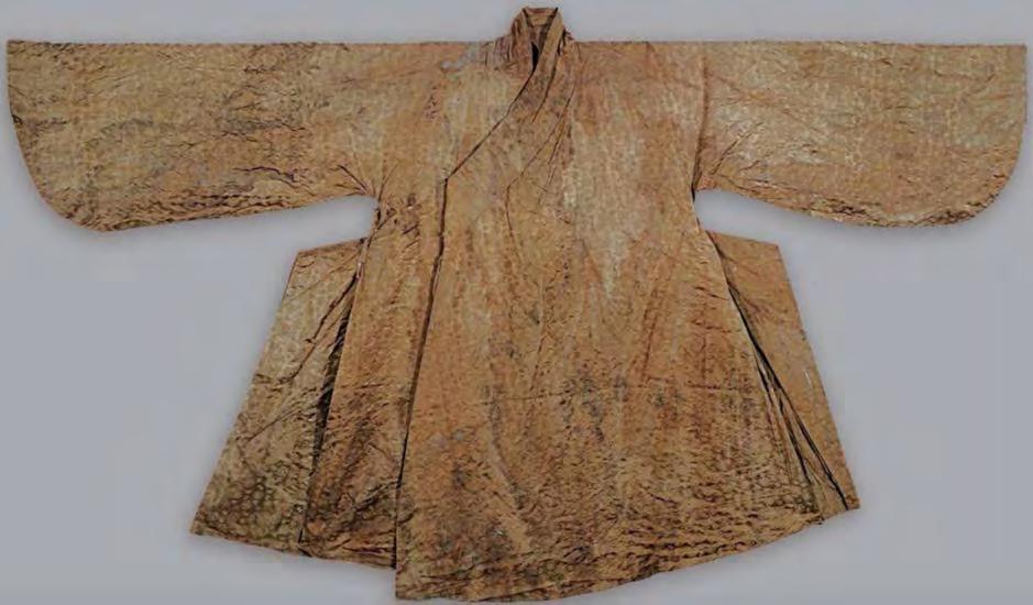 Textilie ze suchého prostředí - hrobové textilie Čína 5500 př. n.