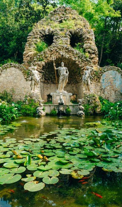 města. trsteno arboretum je nejstarší arboretum na světě a jediným na pobřeží Jadranu.