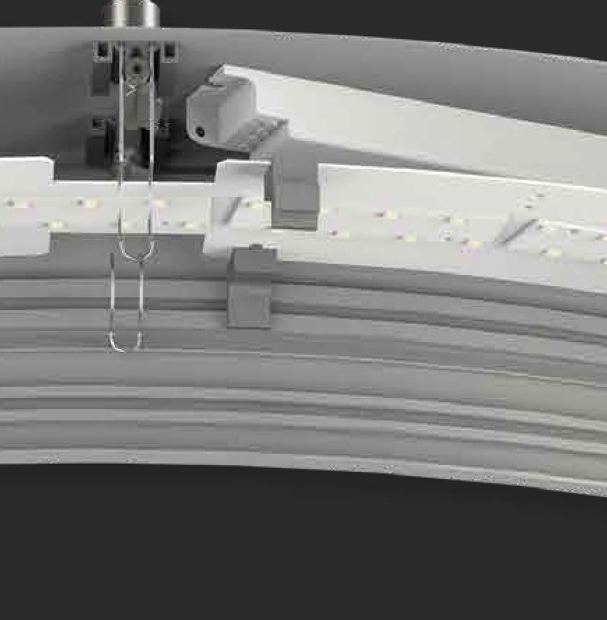 light source work with high efficiency and secures its cooling properties Dokonale zvládnutý termální management přispívá k vysoké účinnosti LED světelného zdroje a zabezpečuje jeho chlazení Das