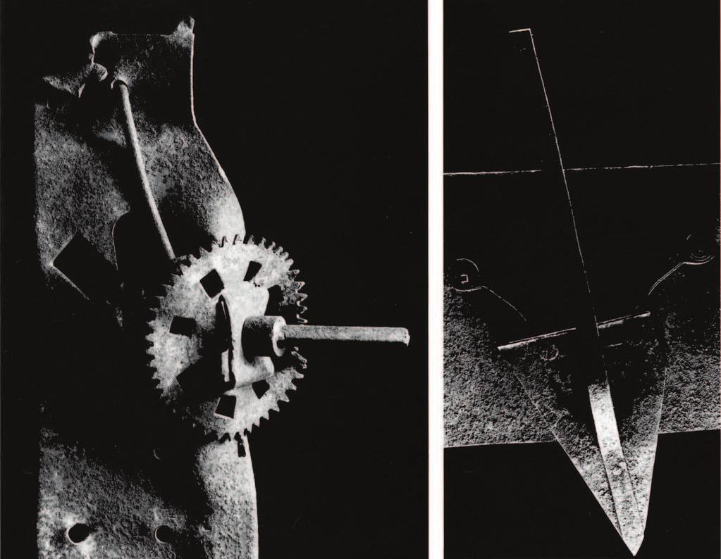 Strůjce (1967) Poselství (1917) V ateliéru vznikla zejména známá série fotografií zobrazující kovové předměty.