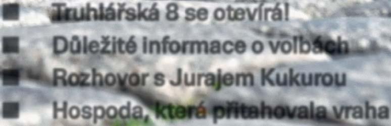 Důležité informace o volbách Rozhovor s
