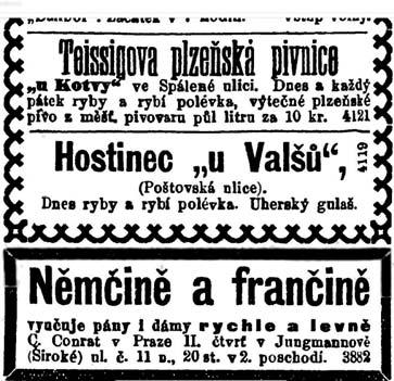 Přešel rázně přední místnost a vstoupil do menší druhé místnosti, kde v koutku usedl. Poručil si pivo a večeři, načež se zamyslil Po chvíli se v očích neznámého objevily slzy.