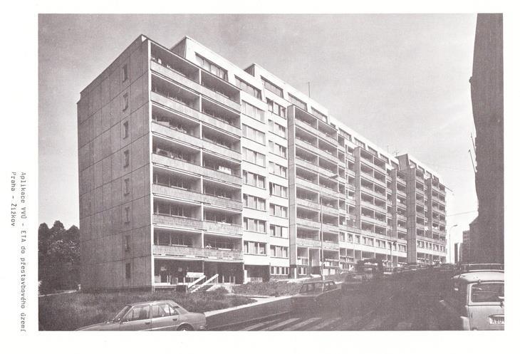 ETA se stavěla od konce 70. let až do roku 1990; poté na ni navazovala v menší míře další výstavba, mnohdy i s dalšími modifikacemi. 10 Obr.