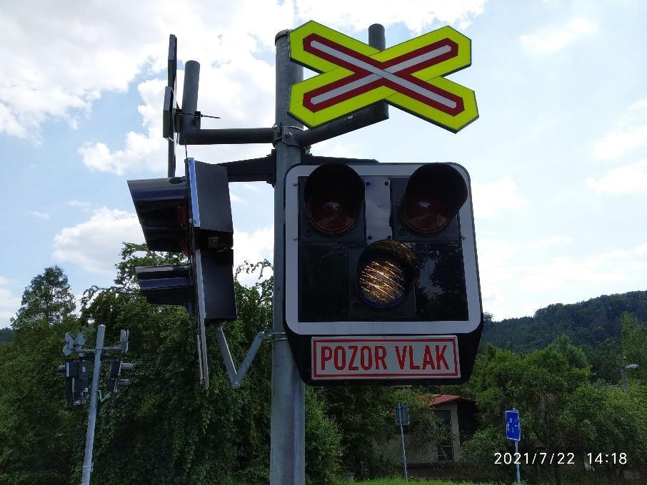 5.4.2 Přejezdy V blízkosti zast. Luka p.