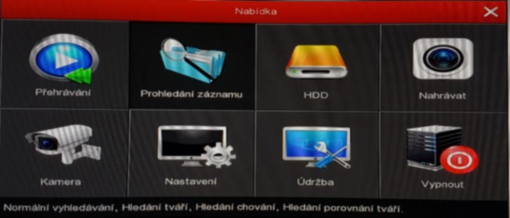 Bright (Jas): Nastavení jasu obrazovky monitoru. Contrast (Kontrast): Nastavení kontrastu monitoru. Saturation (Sytost): Nastavit sytosti monitoru. Hue (Odstín): Nastavení celkové barvy obrazu NVR.