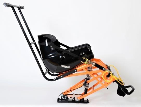 MONOSKI, BISKI, STABILIZÁTORY Monoski, případně biski jsou kompenzační pomůcky, které umožňují lyžování osobám s různým druhem tělesného postižení.