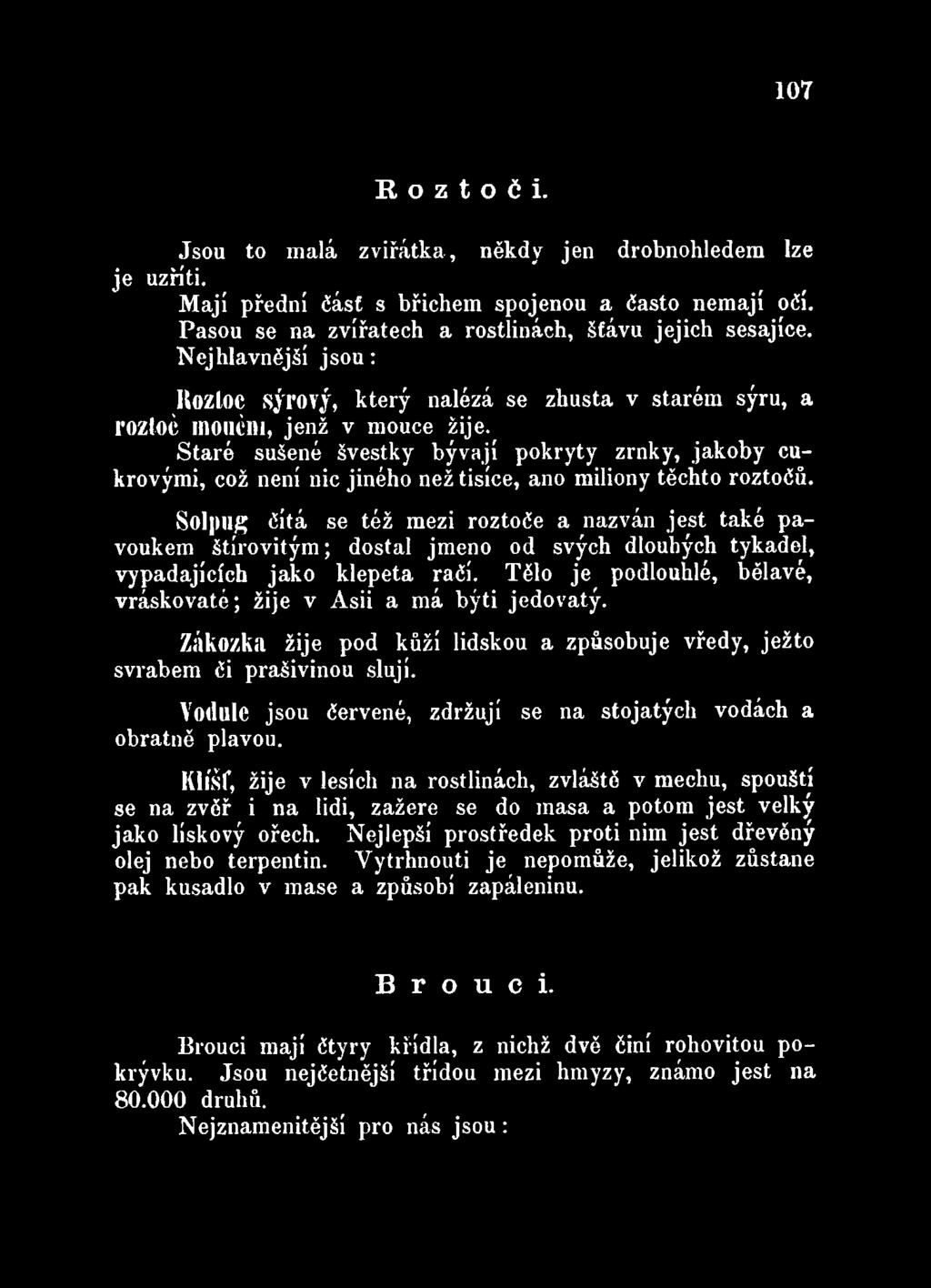 Tělo je podlouhlé, bělavé, vráskovaté; žije v Asii a má býti jedovatý. Zákozka žije pod kůží lidskou a způsobuje vředy, ježto svrabem či prašivinou slují.