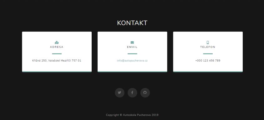 5 Kontakt V Poslední části nesoucí název Kontak byly upraveny pouze