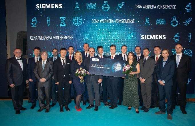 Hana Minářová Cena WERNERA von Siemense za práci s názvem Struktura viru klíšťové encefalitidy a mechanismus jeho neutralizace monoklonální protilátkou 4.