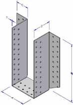 x 40 x 43 2960 30 160 x 160 x 2,0 x 81 x 40 x 43 Trámové botky, typ 3 Rozměr A x B x T x C x D 2970 15 100 x 230 x 2,0 x 50 x 70 2980 15 100 x 270 x 2,0 x 50 x 70 2990 15 100 x 310 x 2,0 x 50 x 70