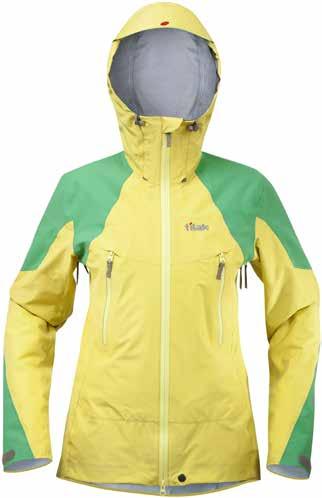Integrovaný ventilační systém pod pažemi s Voděodolnými WaterTight zipy WaterTight přední zip 04 aminované zip garáže 05 Anatomicky tvarvané rukávy s Velcro stahováním.