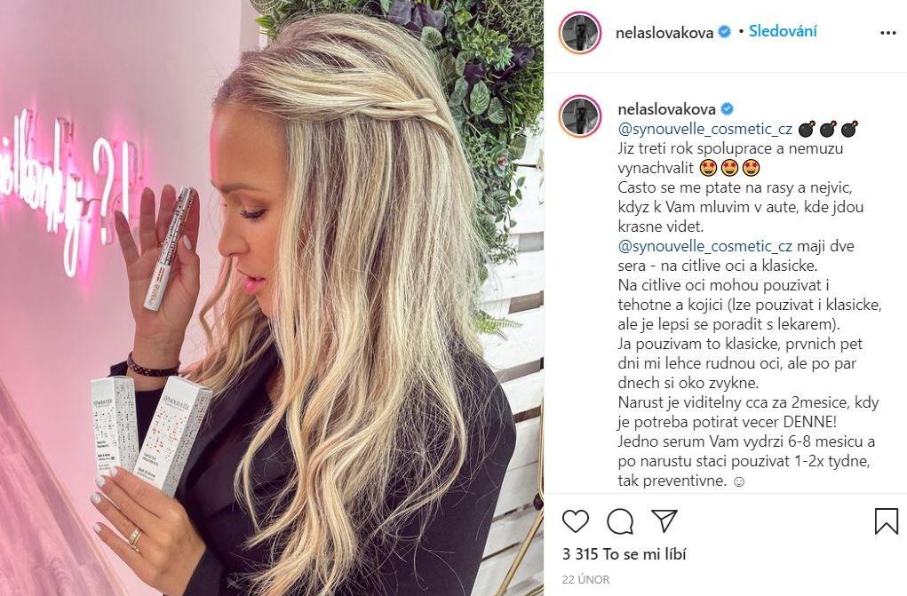 (Zdroj: Instagram shopaholicnicol) Obrázek 4 Označení