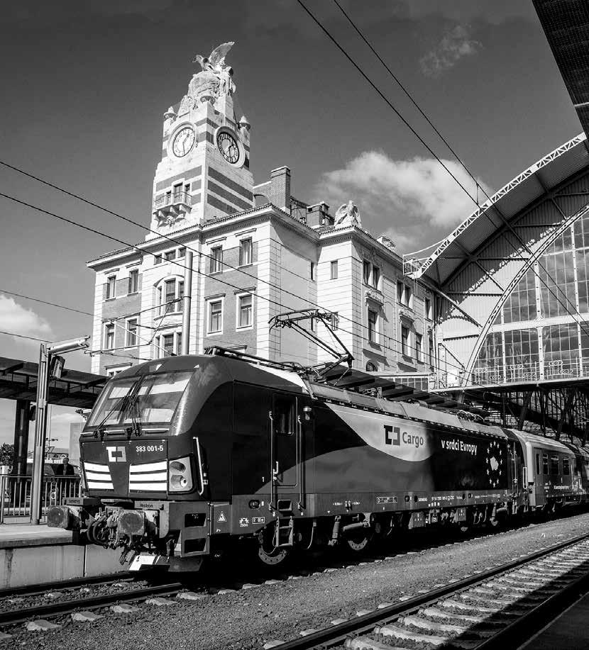 Železnice spojuje Evropu #EUYearofRail Vydavatel: České dráhy, a. s., IČ 70994226 Vychází jednou měsíčně v nákladu 10 500 výtisků Šéfredaktor: Petr Slonek Vedoucí oddělení: Václav Rubeš Grafická úprava: Michal Málek Produkce: Sevenart s.