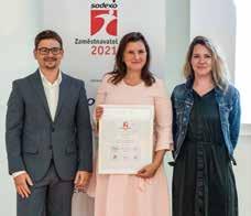 ČD uspěly v soutěži Zaměstnavatel roku České dráhy opět uspěly v soutěži Sodexo Zaměstnavatel roku 2021.