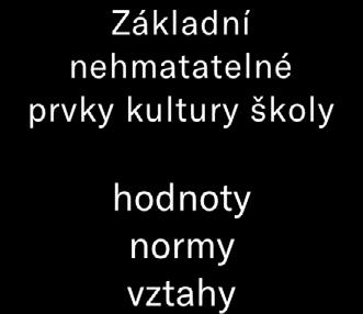Symboly jsou pro kulturu školy velmi důležité. Projevuje se v nich komunikace základních hodnot, norem a vztahů, tedy toho, co je pro kulturu organizace klíčové.