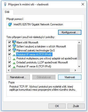 nezbytné mít správné nastavení