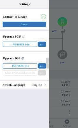 IOS 1. Otevřete aplikaci Sun Mate, klepněte na tlačítko v levé horní části obrazovky a přejděte do postranního panelu aplikace (Obr 86).