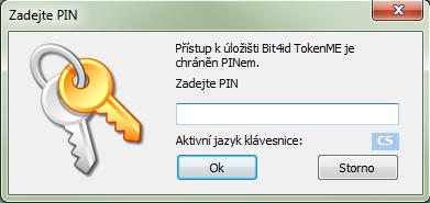 9. Zadat PIN 10. Pokud operace proběhne úspěšně, bude zobrazena hláška: 11. Po úspěšném importu bude certifikát vidět v programu isignum na záložce TokenME. 12.