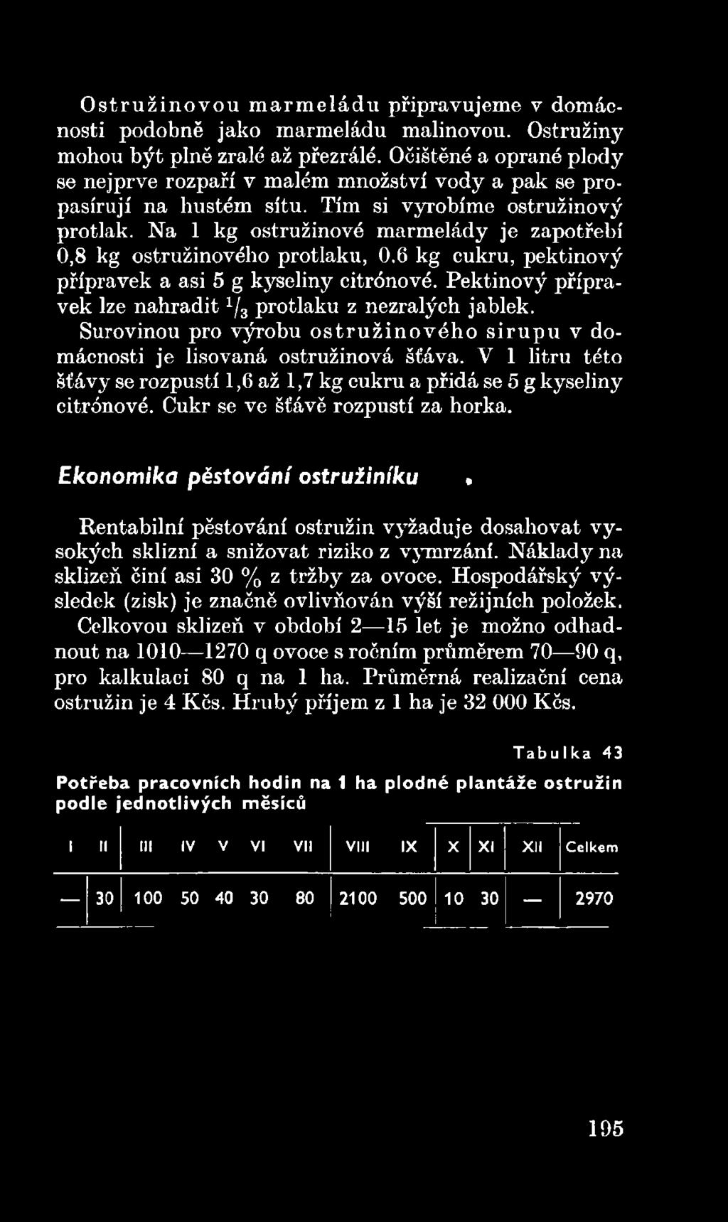 V 1 litru této šťávy se rozpustí 1,6 až 1,7 kg cukru a přidá se 5 g kyseliny citrónové. Cukr se ve šťávě rozpustí za horka.