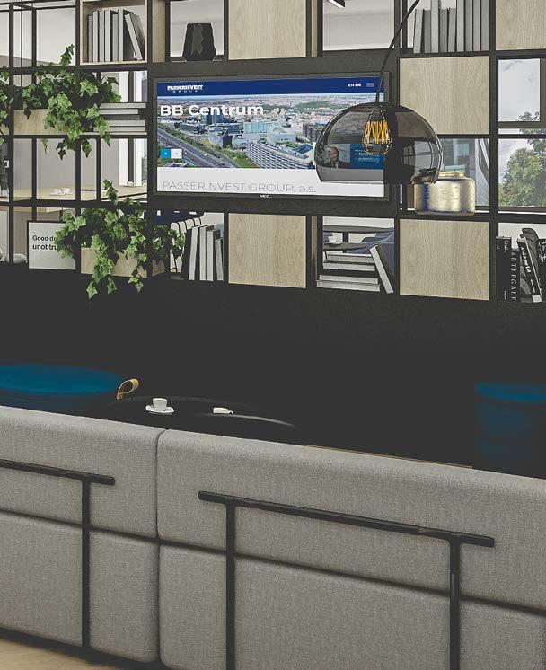 Téma 23 Investor: Koncern Passerinvest Architekt: Linstram Generální dodavatel: GEMO Olomouc Nabídka pro společnosti sídlící v BB Centru Řešíte jednorázově či dlouhodobě umístění svých zaměstnanců v