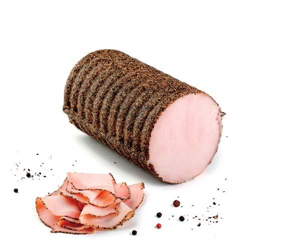pikantní salsy a poté je na bok vložena celá vepřová pečeně.