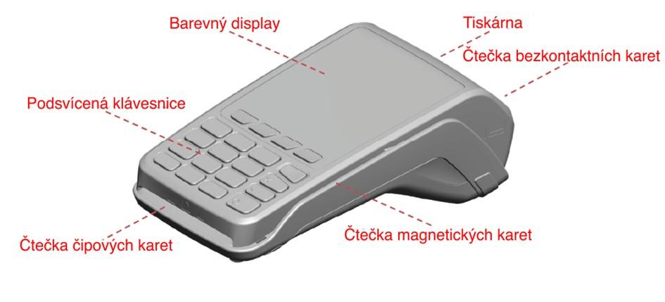 Platební terminál MOVE/3500 je přenosný terminál komunikující prostřednictvím vestavěného GPRS/3G/4G modemu s voženou samostatnou SIM kartou mobilního operátora nebo prostřednictvím WiFi sítě.