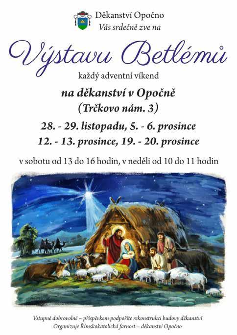 OPOČNO SE LETOS STALO MĚSTEM BETLÉMŮ V prosinci jsme zorganizovali ještě návštěvu města Opočna. Opočno se letos stalo městem betlémů.