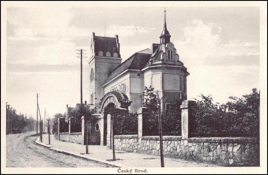 13. Český Brod, budova muzea, 1929, pohled od východu 14.
