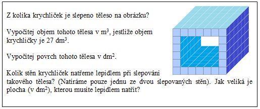 První úlohu jsem vybrala z učebnice geometrie pro 6. Ročník. Tato úloha je v učebnici označena obrázkem, který znamená pro chytré hlavy. Podle toho víme, že se jedná o problémovou úlohu. Obr.