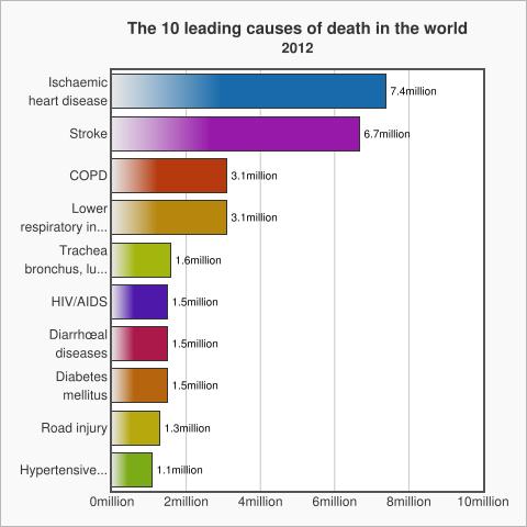Nemoci oběhové soustavy jsou nejčastější příčinou úmrtí: v r.