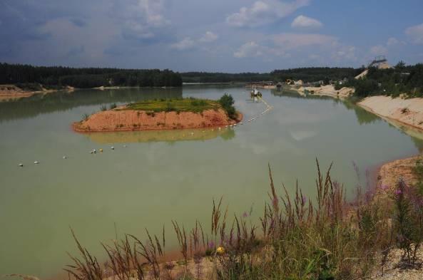 sklon břehů eliminuje jejich větrnou abrazi a zvyšují