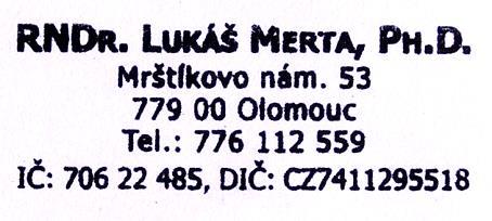 Objednatel: Město Podivín Masarykovo nám. 192/2 691 45 Podivín Zpracovatel: RNDr. Lukáš Merta, Ph.D. Mrštíkovo nám.
