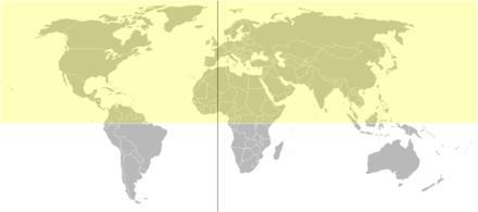 (Střední Amerika) oddělena státní hranicí mezi Panamou a Kolumbií, případně Panamskou šíjí či Panamským průplavem - Severní