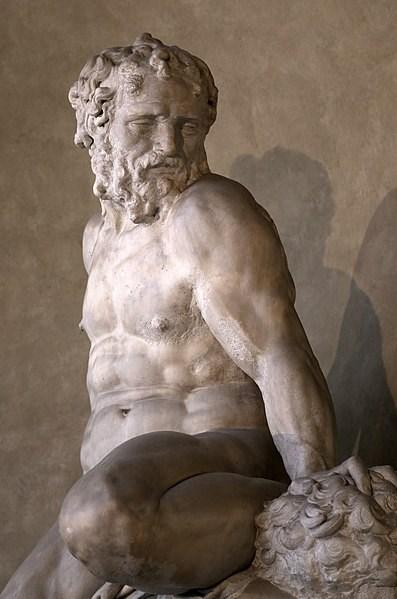 24. Pierino da Vinci: Samson zabíjí Filištína, 1550 1551,