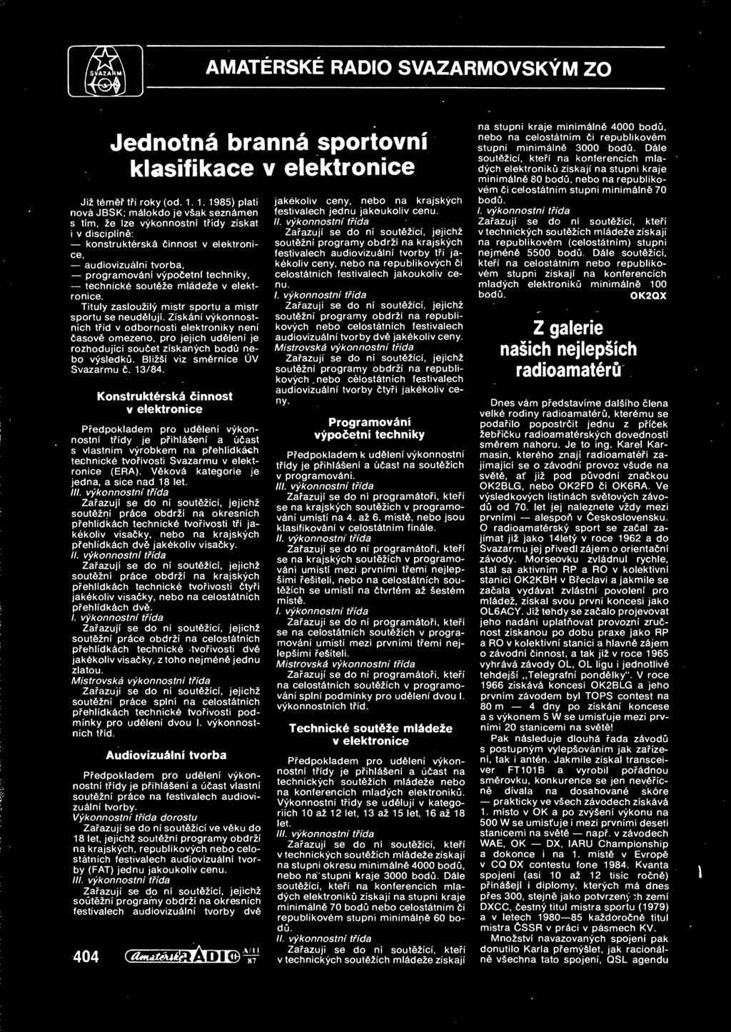 technickd soutdze mlddeze v elekt ronice. Tituly zaslouzily mistr sportu a mistr sportu se neuddiuji.