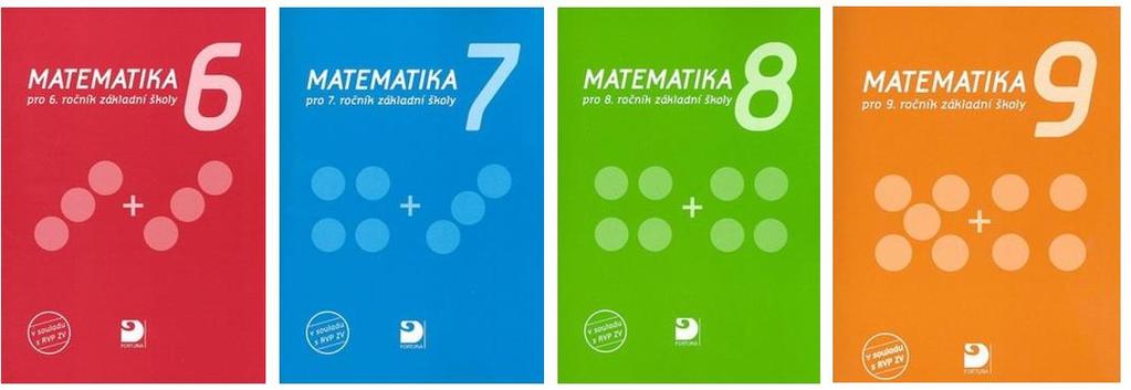 Matematika pro 6. ročník základní školy. 2. uprav. vyd. Praha: Fortuna, 2007. 215 s. ISBN 978-80-7168-992-8. COUFALOVÁ, J. et al. Matematika pro 7. ročník základní školy. 2. uprav. vyd. Praha: Fortuna, 2007. 288 s.