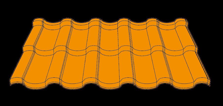 1. Technická specifikace plechových střešních tašek COMPACT SERIES Technické parametry [v mm] Skutečná šířka krytí 1105 Celková šířka 1194 Tloušťka plechu 0,5 Celková výška profilu 57/67 Výška