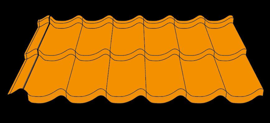 0,809 m 2 Technické parametry [v mm] Skutečná šířka krytí 1100 Celková šířka 1183 Tloušťka plechu 0,5 Celková