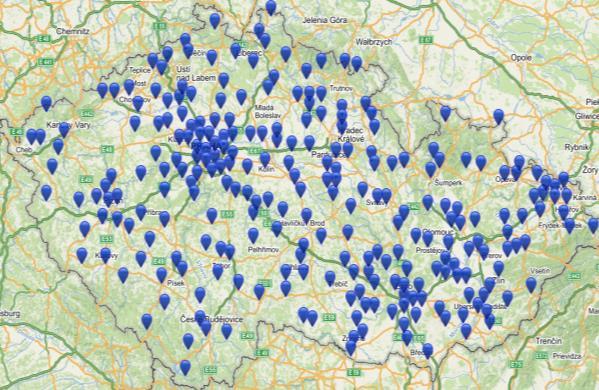 Hodnocení a měření veřejné správy 1 1) Služby veřejné správy Počet a rozmístění aktivních kontaktních míst Czech POINT 8 79 78 77 76 75 74 73 72 Celkový počet Czech POINTŮ 7461 7934 7929 Komentář: Z