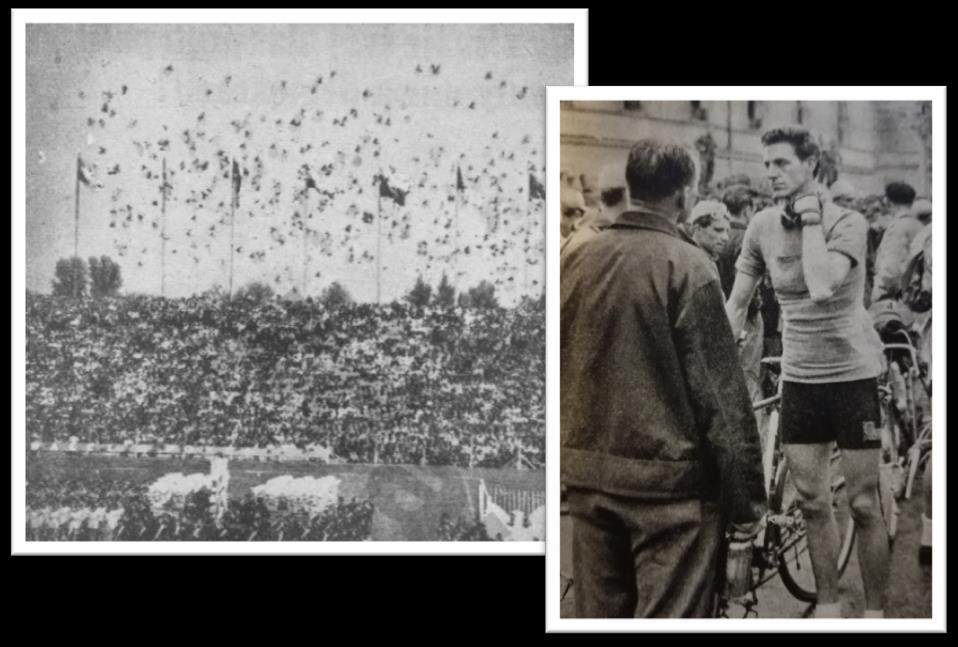 Zahájení Závodu míru se stalo velkou mírovou manifestací varšavských pracujících, kterých přišlo na 40.000 na stadion Wojska polskiego, aby se rozloučili s representanty 16 zemí.