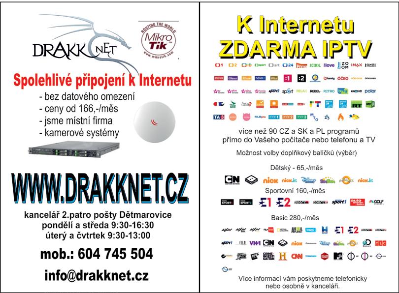 Inzerce INTERNET SINGLE AKTIVACE ZDARMA AKTIVACE 999 Kč MINI OPTIMAL 10/2 Mbit 35/15 Mbit