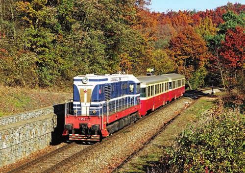 ŽELEZNIČNÍ DOPRAVA Posázavský motoráček Trasa: Praha hl. n.